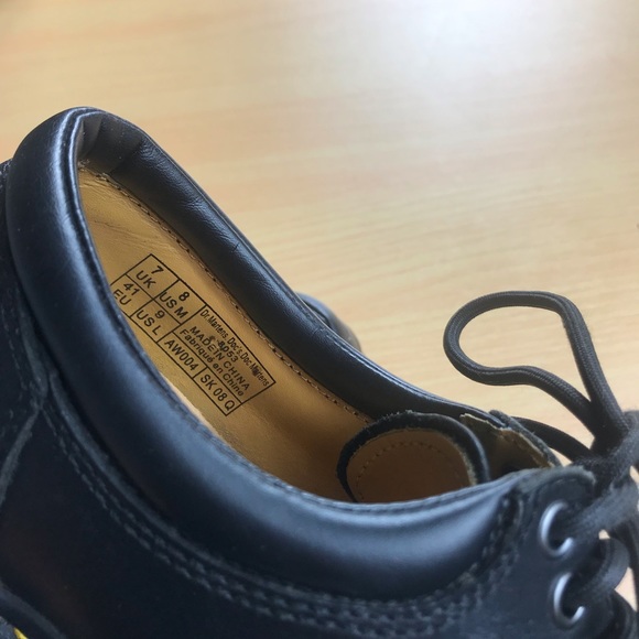 The Original Dr.Martens Shoes size 9 Black - Picture 4 of 8